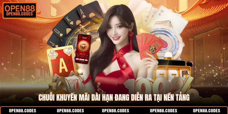 Chuỗi khuyến mãi dài hạn đang diễn ra tại nền tảng